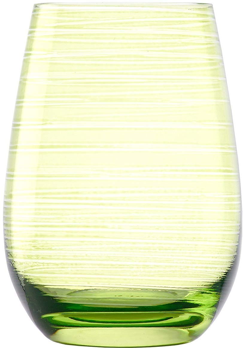 Stalzle Stölzle Lausitz Twister 465 Mug, Set Of 6 Colourful Glasses, Lovely Colourf