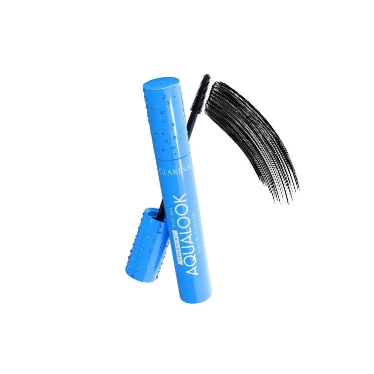 Claresa Aqualook Thickening and Lengthening Waterproof Mascara Black 8 g
