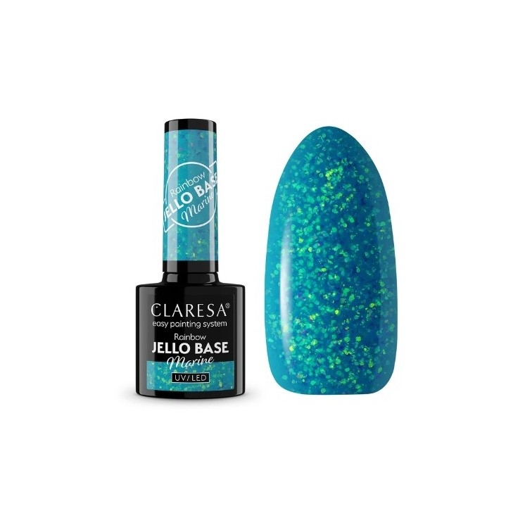 Claresa Hybrid Nail Base Rainbow Jello Base 5g Marine