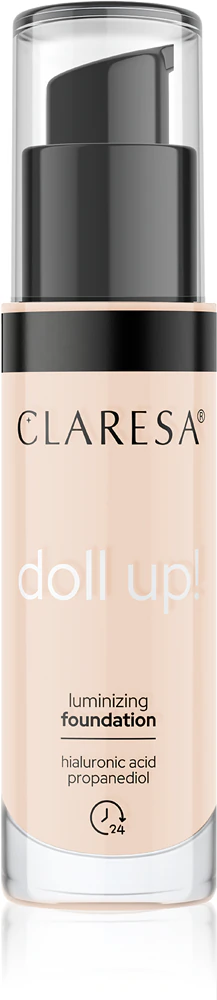 Claresa Doll Up! brightening make-up for a natural look