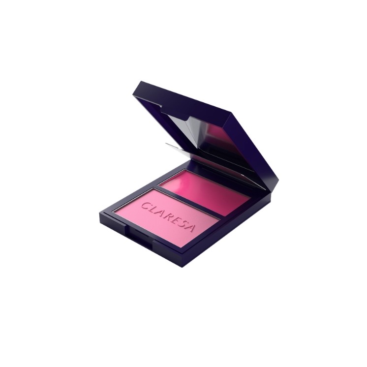 Claresa Duo Palette Creamy & Pressed Blush Contouring Palette /01/ 8.5 g