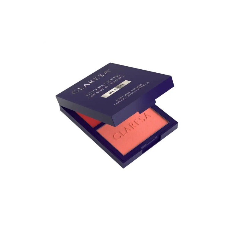 Claresa Duo Palette Creamy & Pressed Blush Contouring Palette /02/ 8.5 g