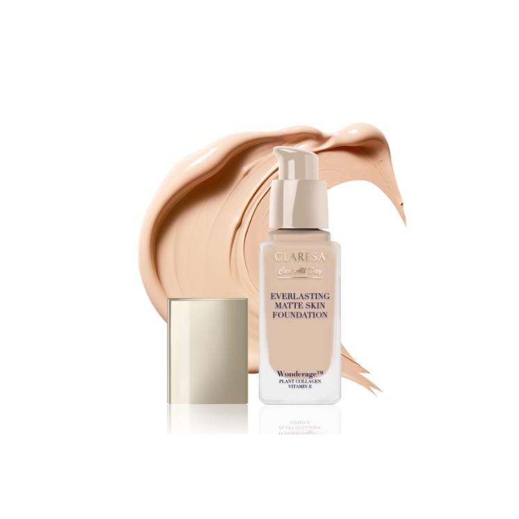 Claresa Everlasting Matte Skin Mattifying and Smoothing Foundation /05/ Sand 32 ml