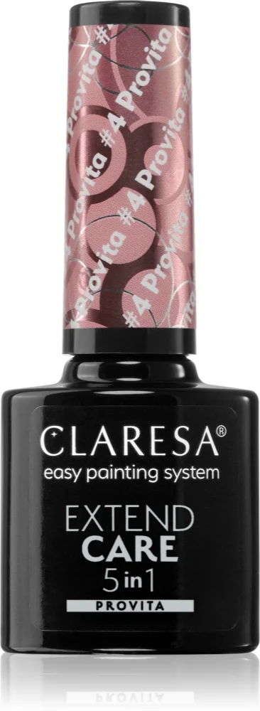 Claresa Extend Care 5 in 1 Provita base coat for gel nails with regenerating effect Farbton #4 5 g