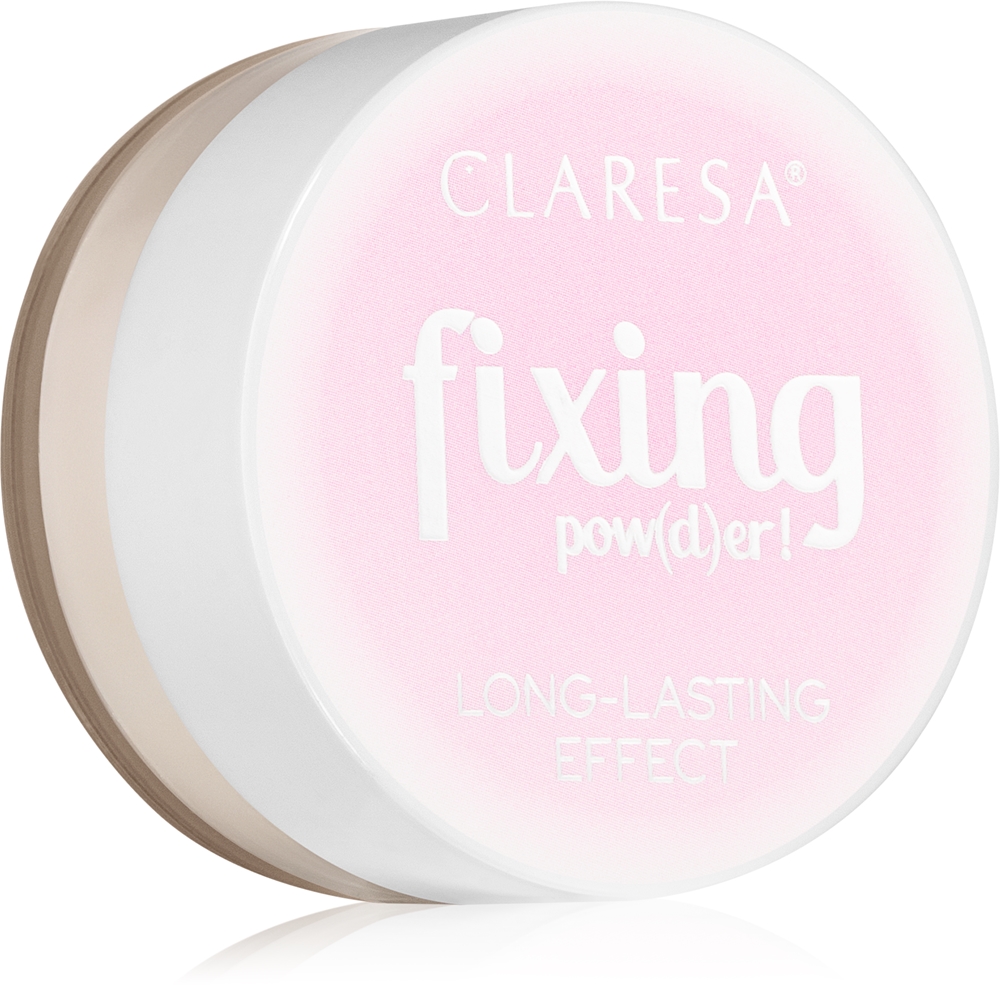 Claresa Fixing Pow(d)er! loose, transparent powder