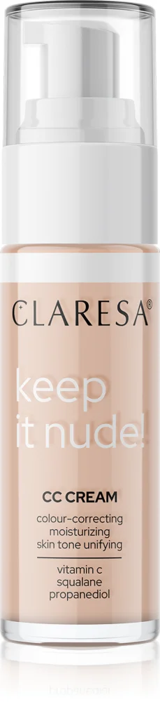 Claresa Keep It Nude Hydrating Make Up to unify skin tones Farbton 102 Warm Medium 33 g