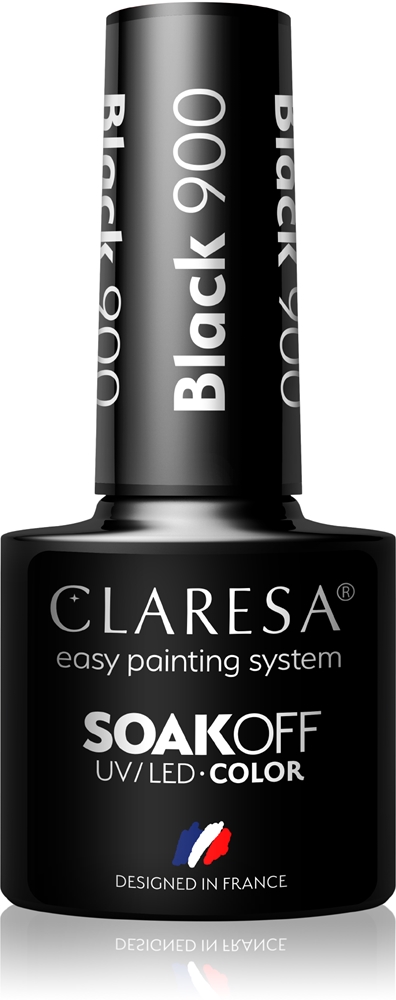 Claresa SoakOff UV/LED Color Black Gel Nail Polish