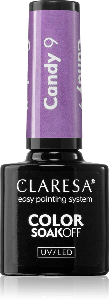 Claresa SoakOff UV/LED Color Candy Gel Nail Polish Farbton 9 5 g