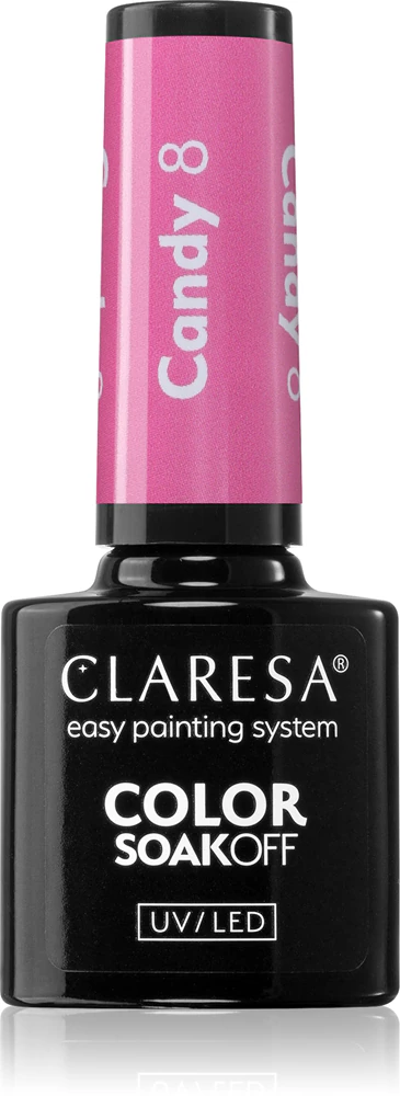 Claresa SoakOff UV/LED Color Candy Gel Nail Polish Farbton 8 5 g
