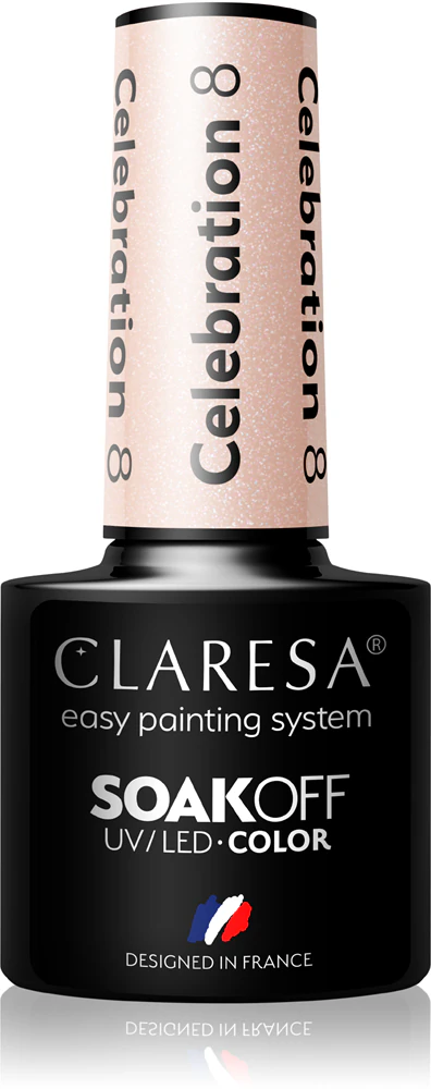 Claresa SoakOff UV/LED Color Celebration Gel Nail Polish Farbton 8 5 g