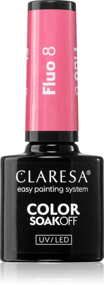 Claresa SoakOff UV/LED Color Fluo Gel Nail Polish