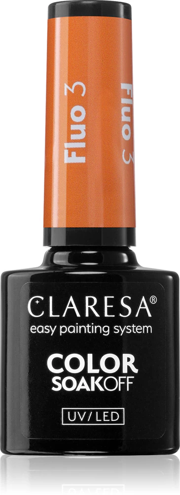 Claresa SoakOff UV/LED Color Fluo Gel Nail Polish Farbton 3 5 g