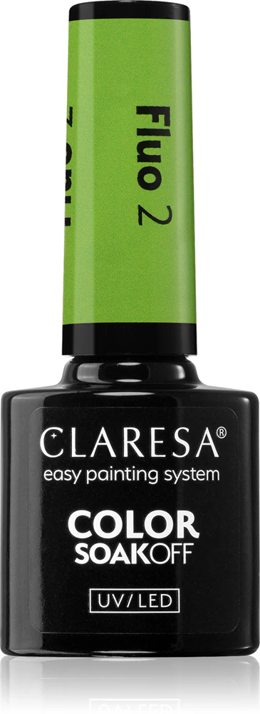 Claresa SoakOff UV/LED Color Fluo Gel Nail Polish Farbton 2 5 g