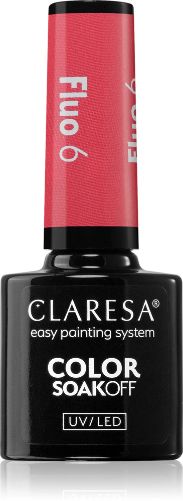 Claresa SoakOff UV/LED Color Fluo Gel Nail Polish