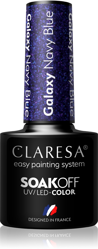 Claresa SoakOff UV/LED Color Galaxy Gel Nail Polish Farbton Red 5 g