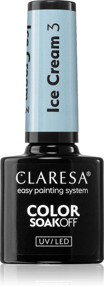 Claresa SoakOff UV/LED Color Ice Cream Gel Nail Polish