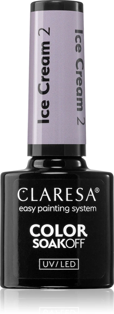 Claresa SoakOff UV/LED Color Ice Cream Gel Nail Polish Farbton 2 5 g