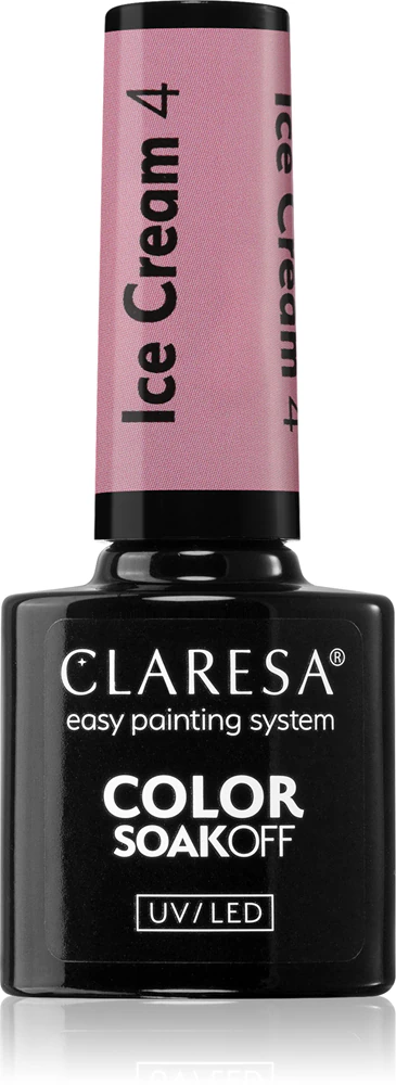 Claresa SoakOff UV/LED Color Ice Cream Gel Nail Polish Farbton 4 5 g