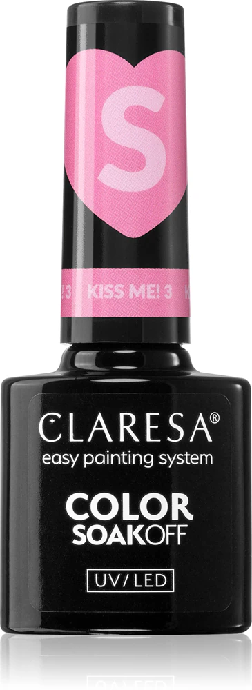 Claresa SoakOff UV/LED Color Kiss Me Gel Nail Polish
