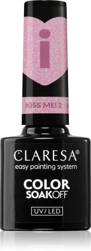 Claresa SoakOff UV/LED Color Kiss Me Gel Nail Polish Farbton 2 5 g