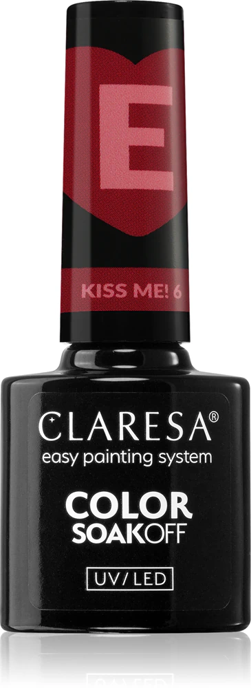 Claresa SoakOff UV/LED Color Kiss Me Gel Nail Polish Farbton 6 5 g