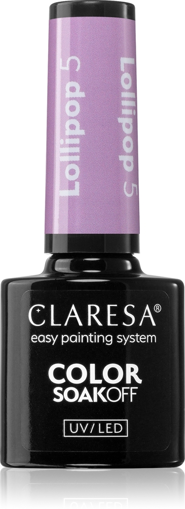 Claresa SoakOff UV/LED Color Lollipop Gel Nail Polish Farbton 5 g