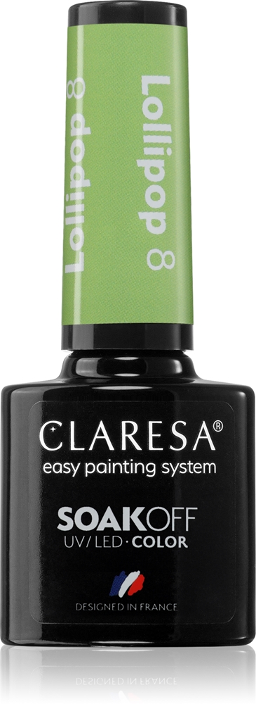 Claresa SoakOff UV/LED Color Lollipop Gel Nail Polish Farbton 8 5 g