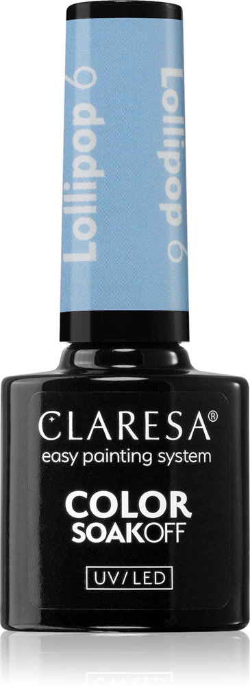 Claresa SoakOff UV/LED Color Lollipop Gel Nail Polish
