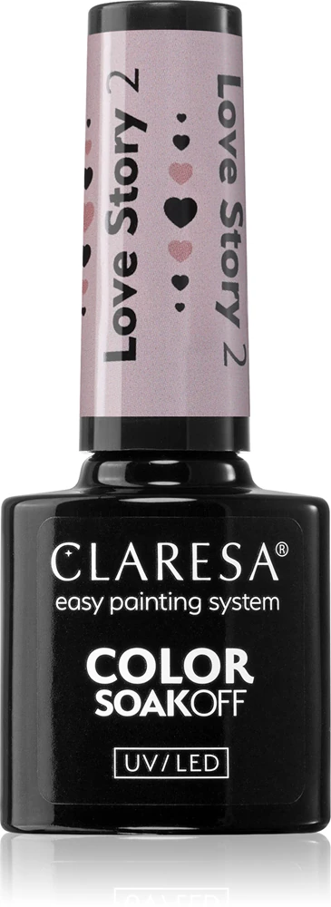 Claresa SoakOff UV/LED Color Love Story Gel Nail Polish Farbton 2 5 g