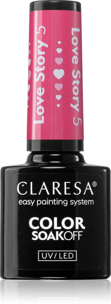 Claresa SoakOff UV/LED Color Love Story Gel Nail Polish Farbton 5 5 g
