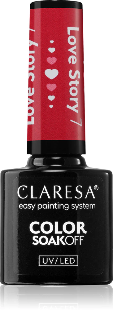 Claresa SoakOff UV/LED Color Love Story Gel Nail Polish Farbton 7 5 g