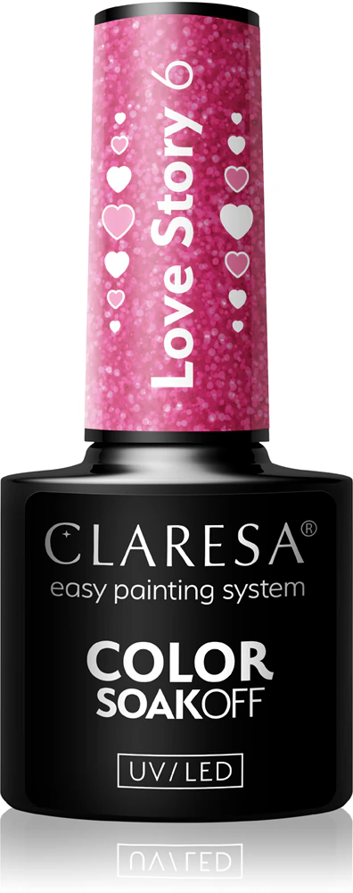 Claresa SoakOff UV/LED Color Love Story Gel Nail Polish Farbton 6 5 g
