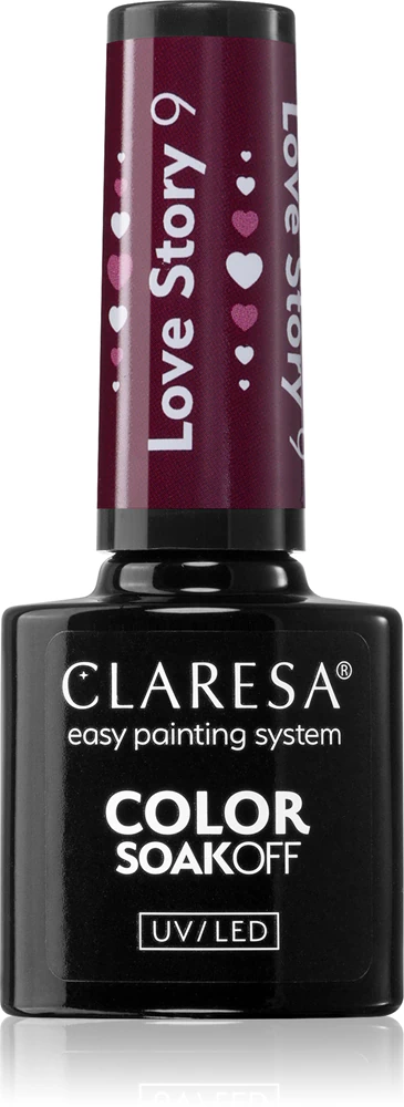Claresa SoakOff UV/LED Color Love Story Gel Nail Polish Farbton 9 5 g