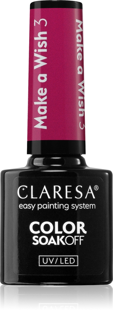 Claresa SoakOff UV/LED Color Make a Wish Gel Nail Polish Farbton 3 5 g