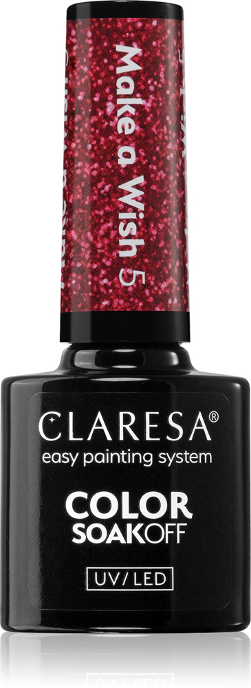 Claresa SoakOff UV/LED Color Make a Wish Gel Nail Polish Farbton 5 5 g