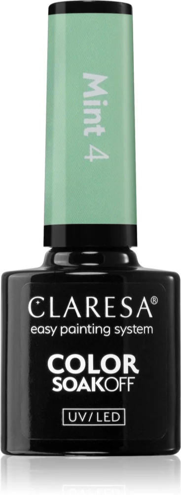 Claresa SoakOff UV/LED Color Mint Gel Nail Polish Farbton 4 5 g
