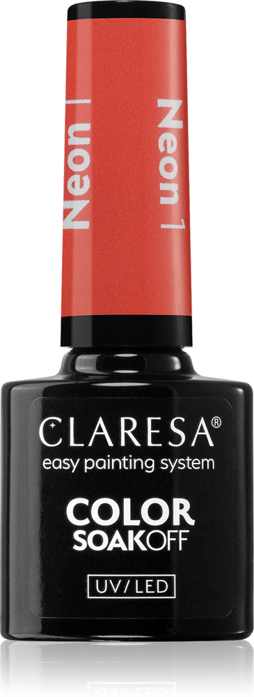 Claresa SoakOff UV/LED Color Neon Gel Nail Polish Farbton 1 5 g