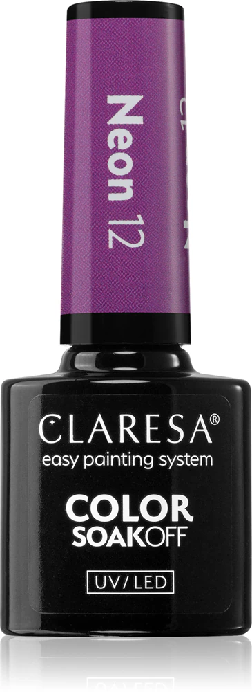 Claresa SoakOff UV/LED Color Neon Gel Nail Polish Farbton 12 5 g