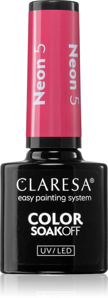 Claresa SoakOff UV/LED Color Neon Gel Nail Polish Farbton 5 5 g
