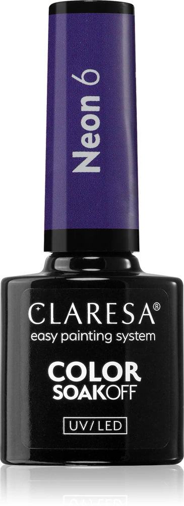 Claresa SoakOff UV/LED Color Neon Gel Nail Polish Farbton 6 5 g