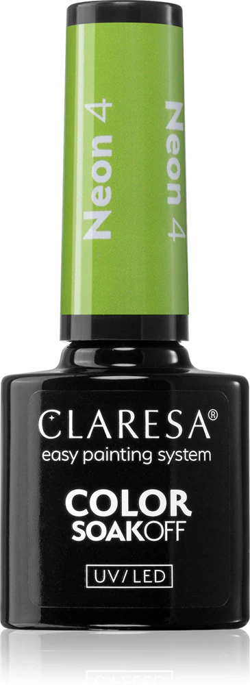 Claresa SoakOff UV/LED Color Neon Gel Nail Polish Farbton 4 5 g