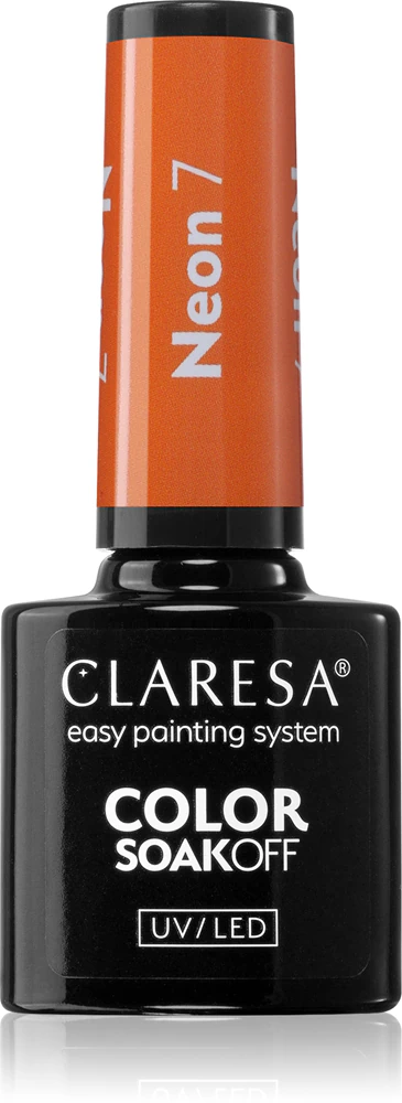Claresa SoakOff UV/LED Color Neon Gel Nail Polish Farbton 7 5 g
