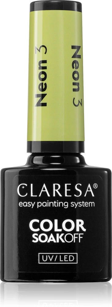 Claresa SoakOff UV/LED Color Neon Gel Nail Polish Farbton 5 5 g