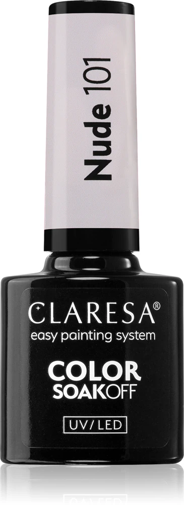 Claresa SoakOff UV/LED Color Nude Gel Nail Polish Farbton 101 5 g
