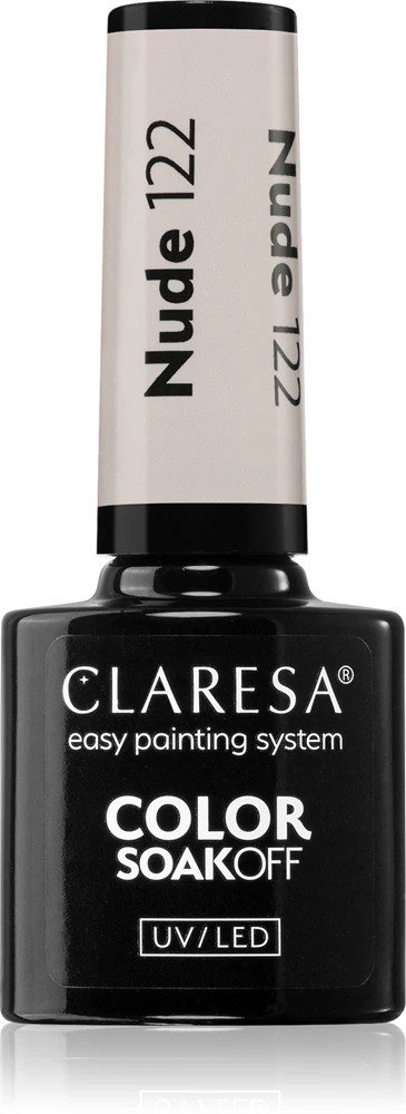 Claresa SoakOff UV/LED Color Nude Gel Nail Polish Farbton 122 5 g