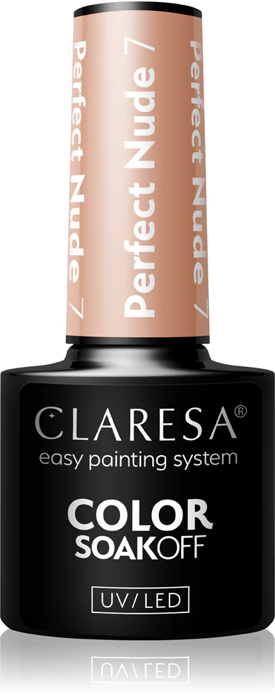 Claresa SoakOff UV/LED Color Perfect Nude Gel Nail Polish Farbton 7 5 g