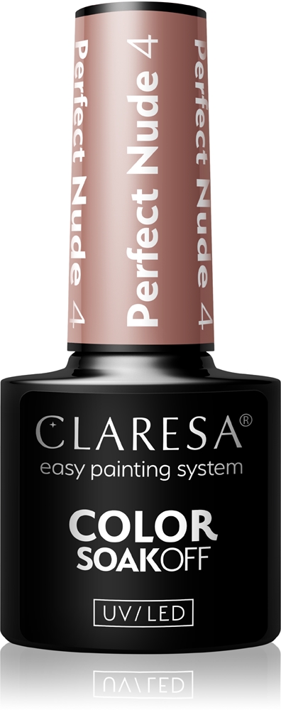 Claresa SoakOff UV/LED Color Perfect Nude Gel Nail Polish Farbton 4 5 g