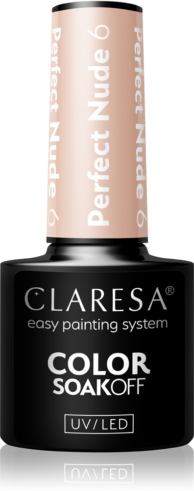 Claresa SoakOff UV/LED Color Perfect Nude Gel Nail Polish Farbton 6 5 g