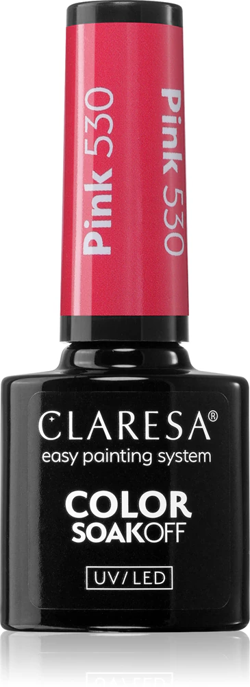 Claresa SoakOff UV/LED Color Rainbow Explosion Gel Nail Polish Farbton Pink 530 5 g
