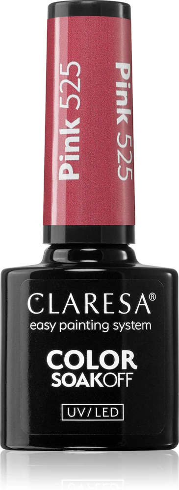 Claresa SoakOff UV/LED Color Savanna Vibes Gel Nail Polish Farbton Pink 525 5 g